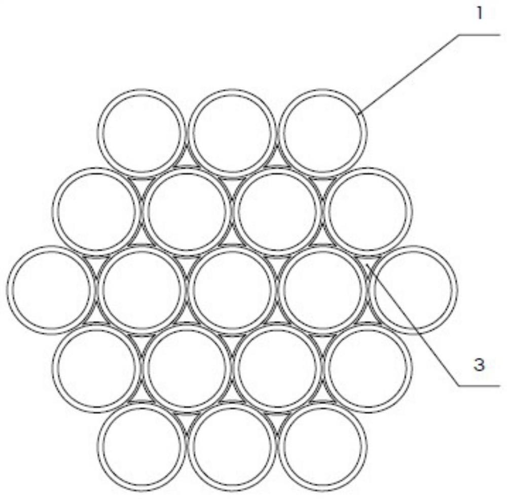 Stainless steel honeycomb type heat exchanger and vacuum brazing method thereof