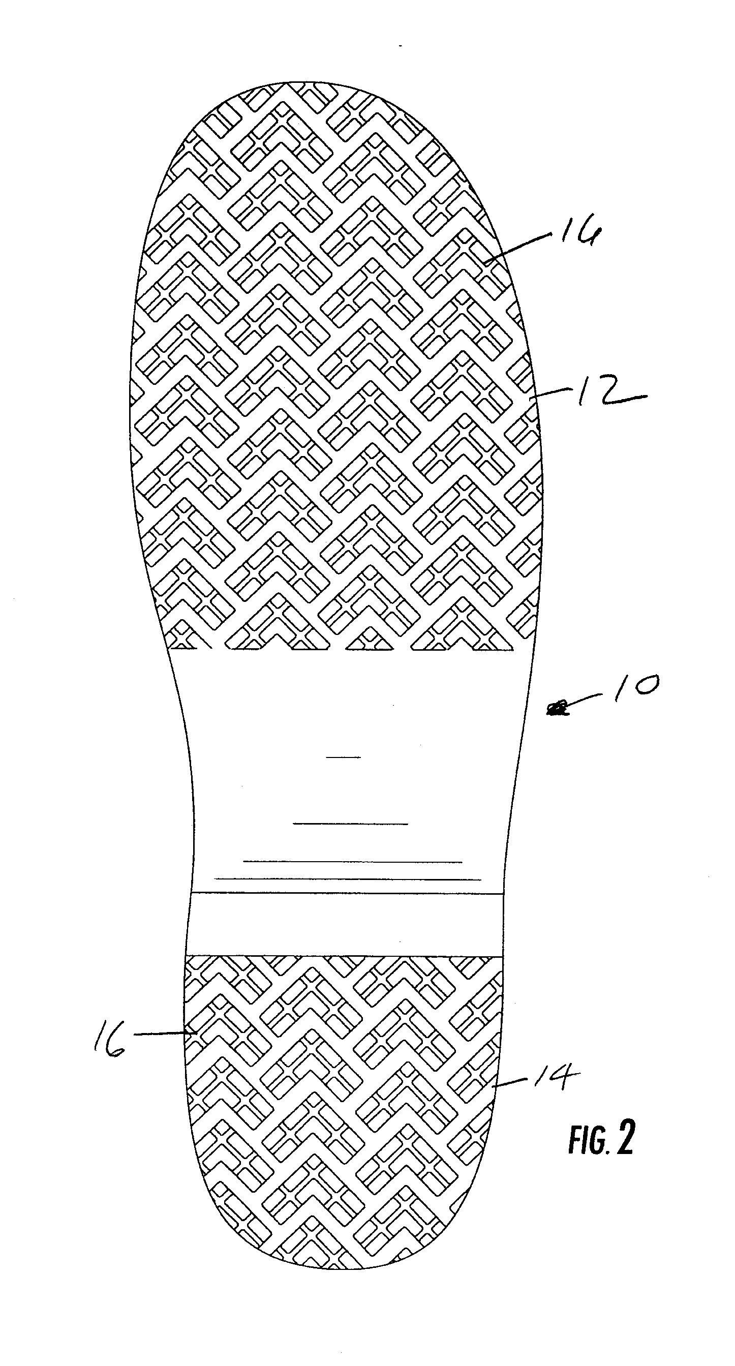 Outsole Tread Pattern