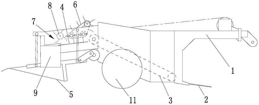 A harvester for harvesting grass-covered winter potatoes