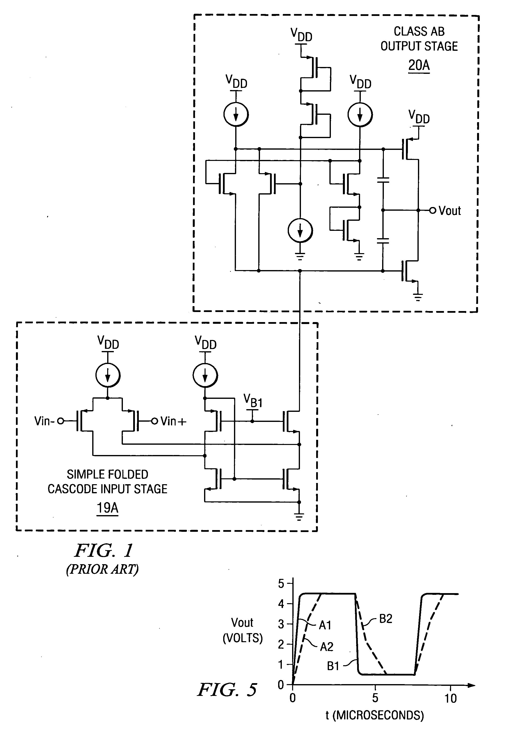 Slew rate enhancement circuitry for folded cascode amplifier