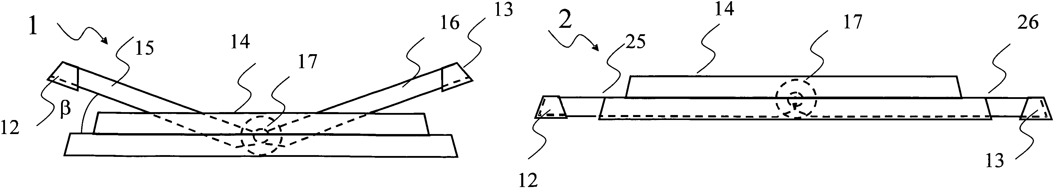 Flat screen display device