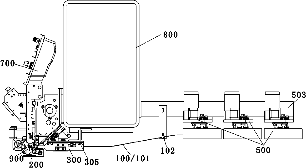 Different bead changeable conveying device