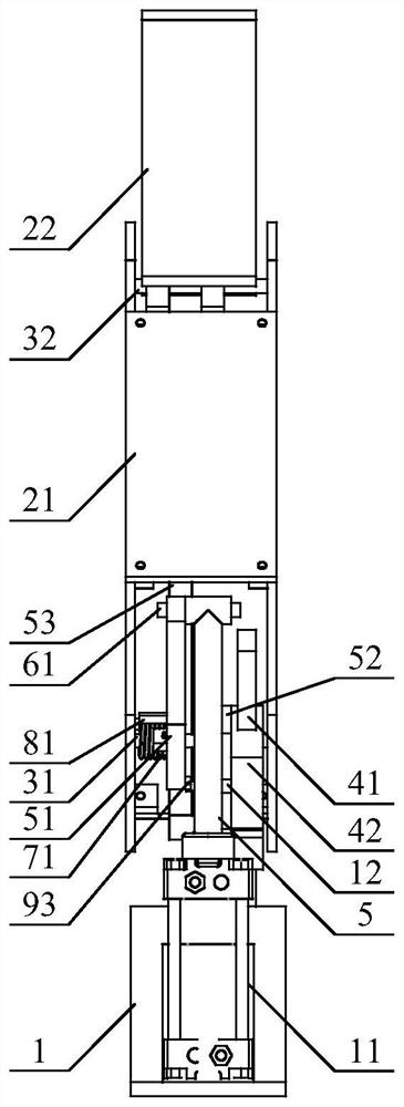 Adaptive Robot Finger Device for Slide Bar Delayed Displacement Linear Flat Clamp