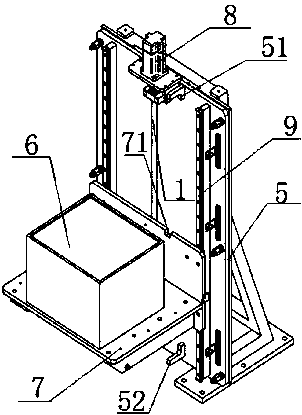 Fall prevention lifting device and fall prevention method thereof