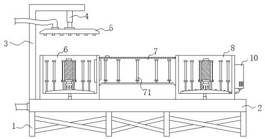 A washing machine for fabric finishing