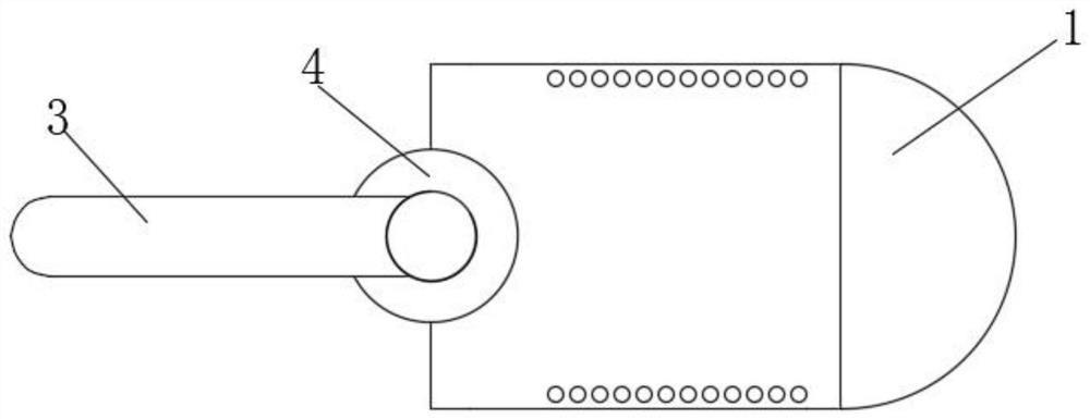 High-temperature damage prevention street lamp mounting base based on high efficiency and energy conservation