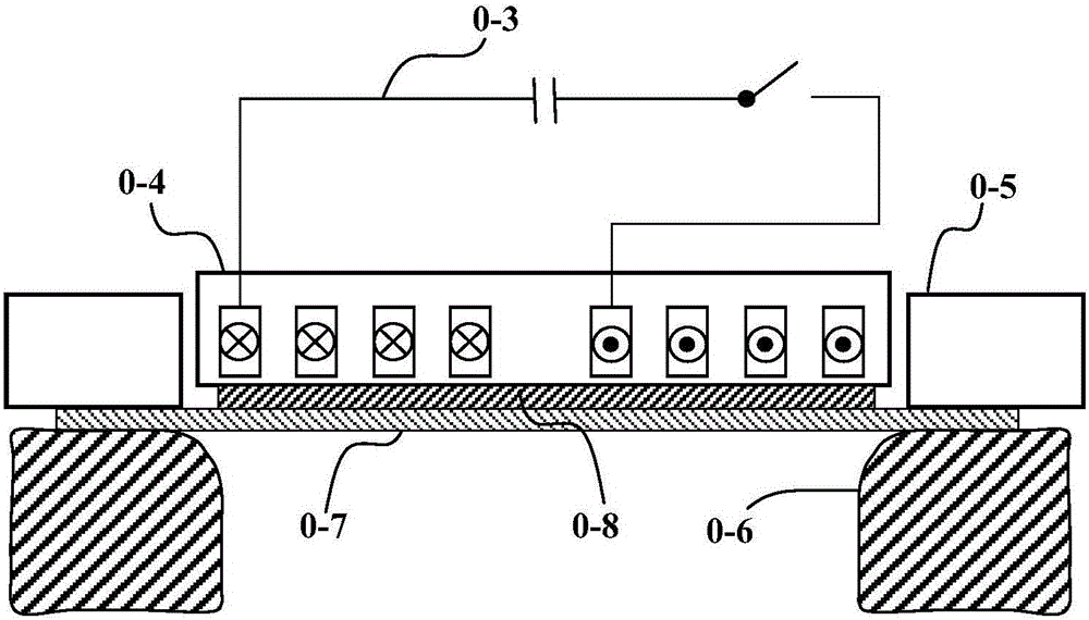 Coil-free electromagnetic-pulse forming device and method of metal plates