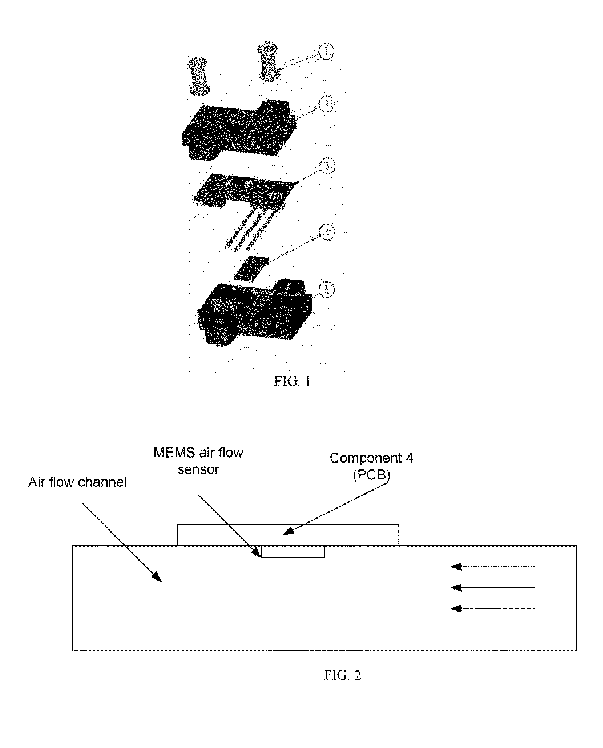 Integrated Micromachining Air Flow Path Clog Sensor