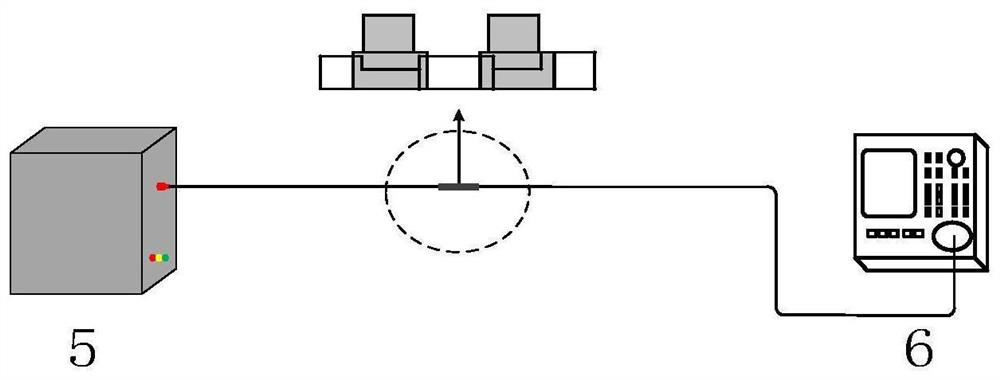 Side-throwing optical fiber-microstructure optical fiber fluid sensing system based on photonic band gap