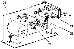 Stripping device and stripping method of multilayer flexible film