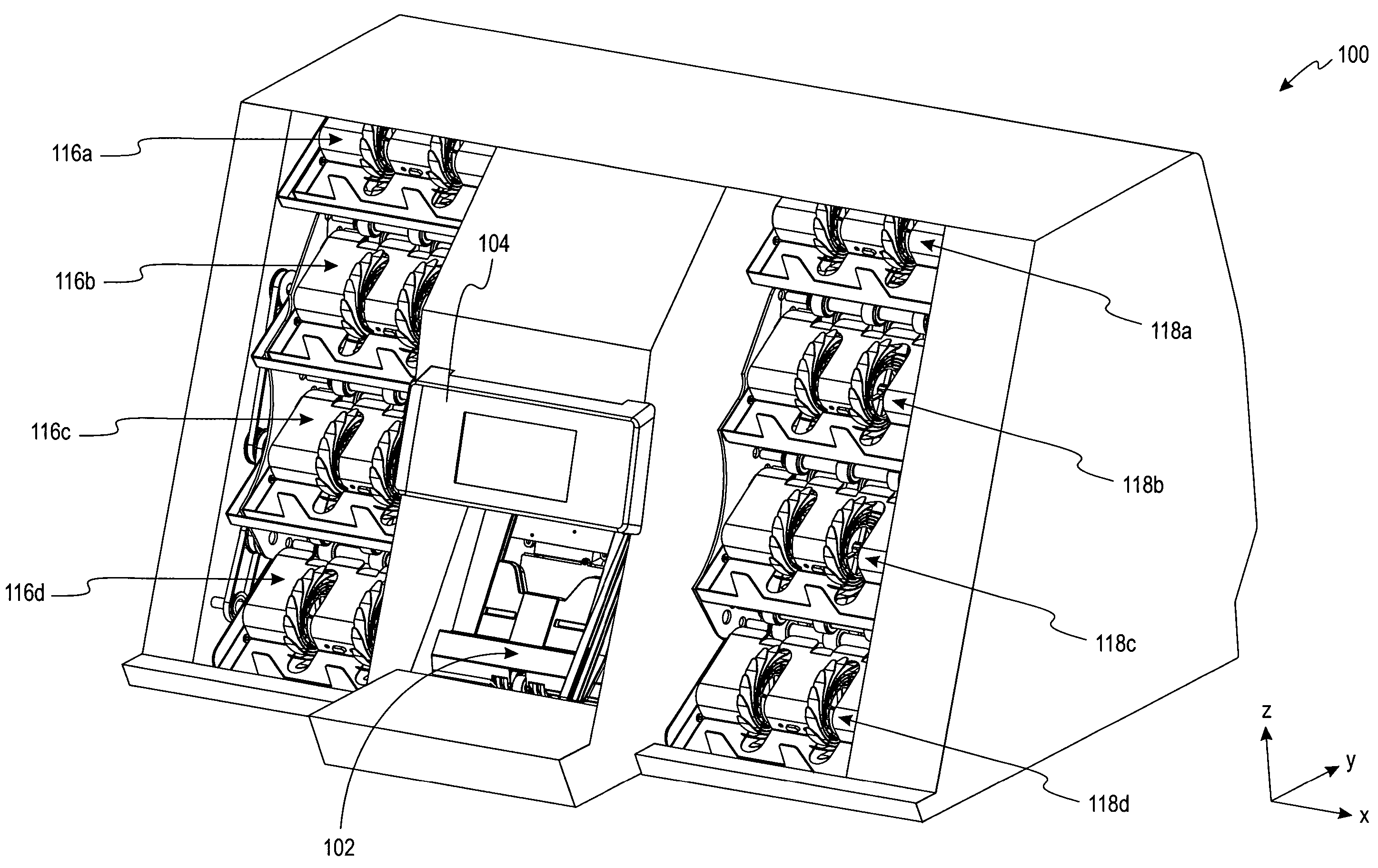 Currency processing device, method and system