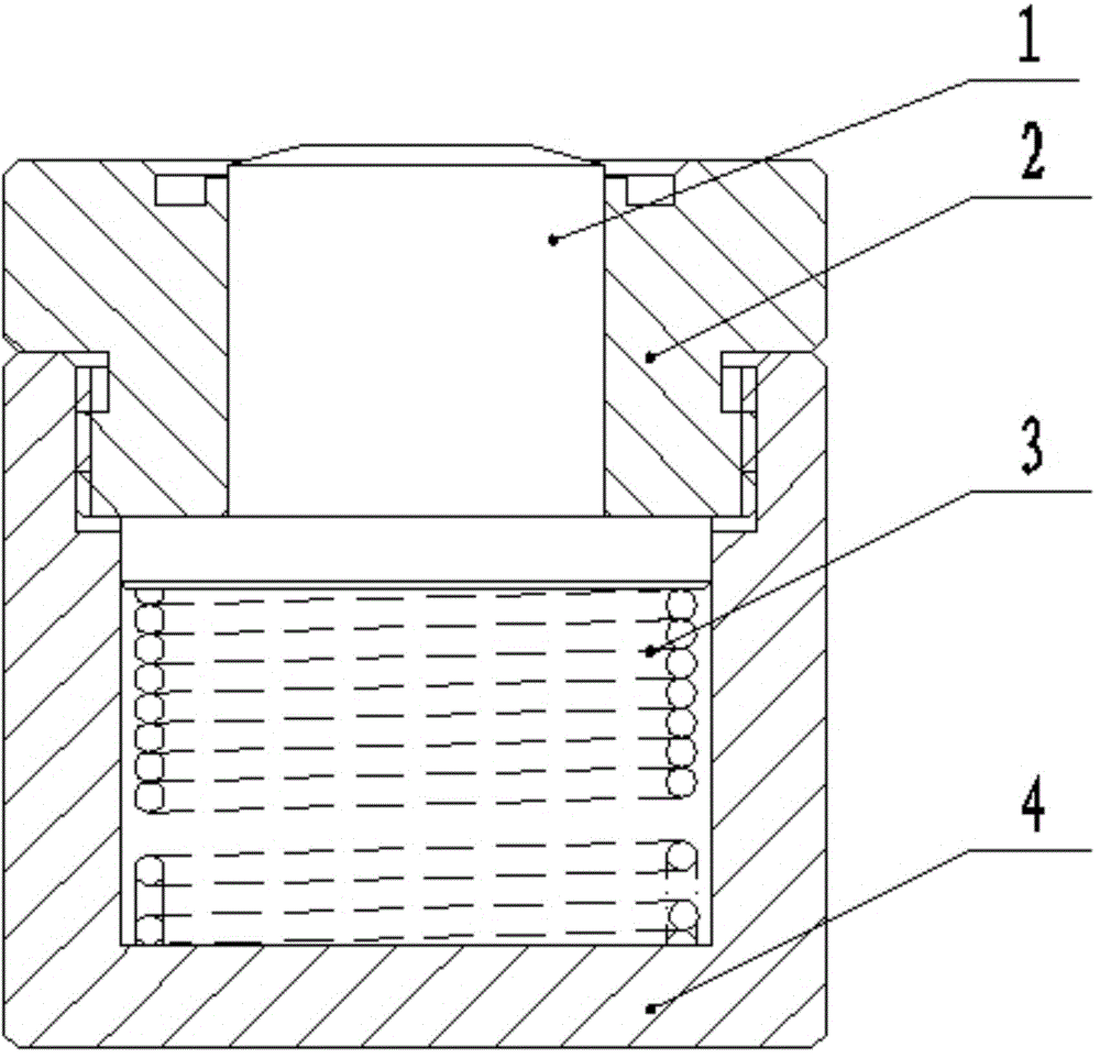 Angular contact ball bearing flexible assembly mold with fore shaft on inner ring