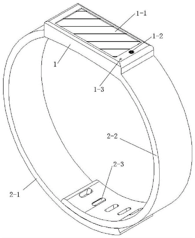 Intelligent bracelet for solar intelligent smart home system