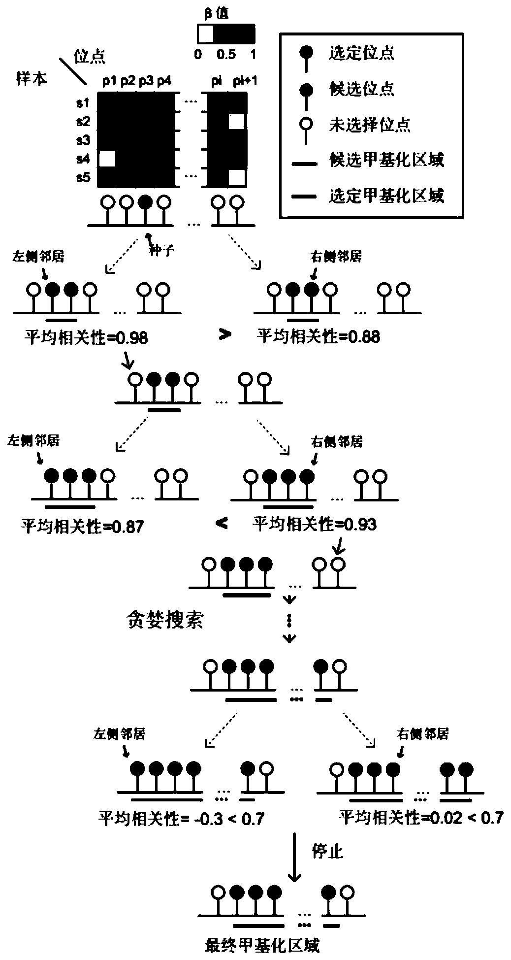 Early non-small cell lung cancer recurrence model construction method based on DNA methylation