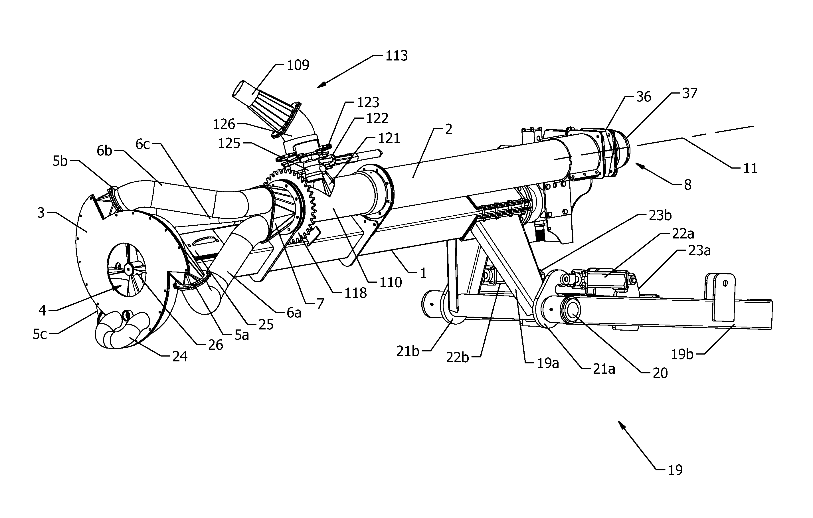 Pump for immersion within a fluid reservoir