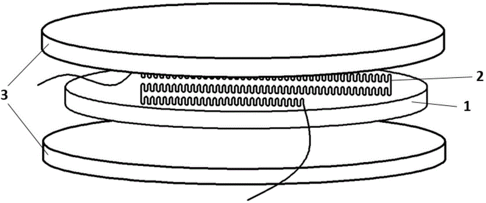 Muscle driving module based on temperature responsiveness hydrogel