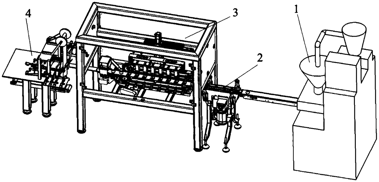 Cut object cross quick production device