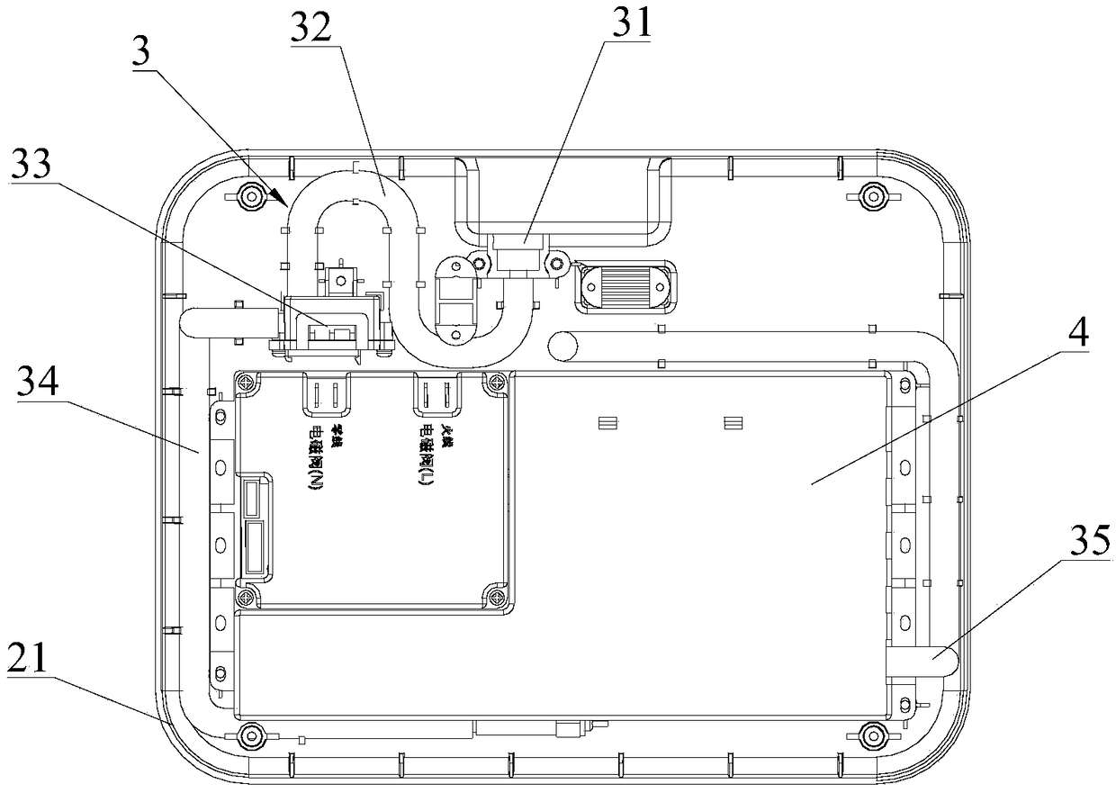 Tea tray machine and heating control method thereof