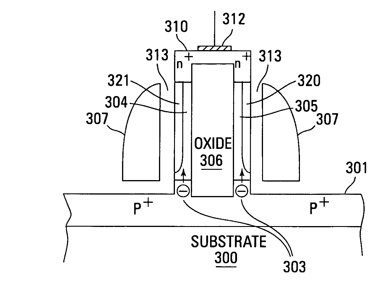 Ultra-thin body vertical tunneling transistor