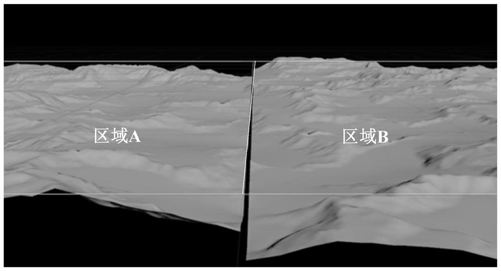 Terrain region splicing method and device, computer equipment and storage medium