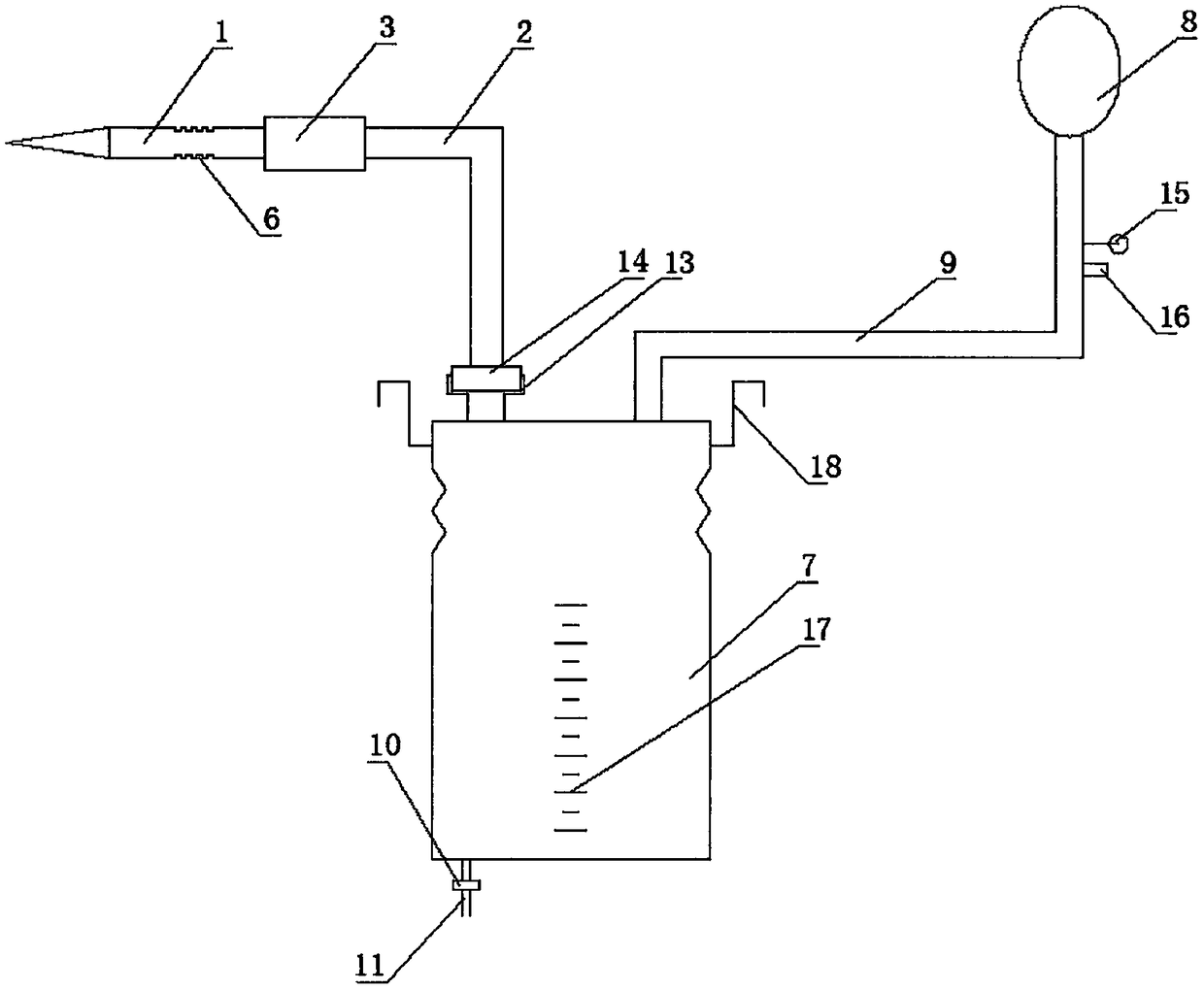 Cardiothoracic surgery drainage device with anti-blocking and easily-fixed functions