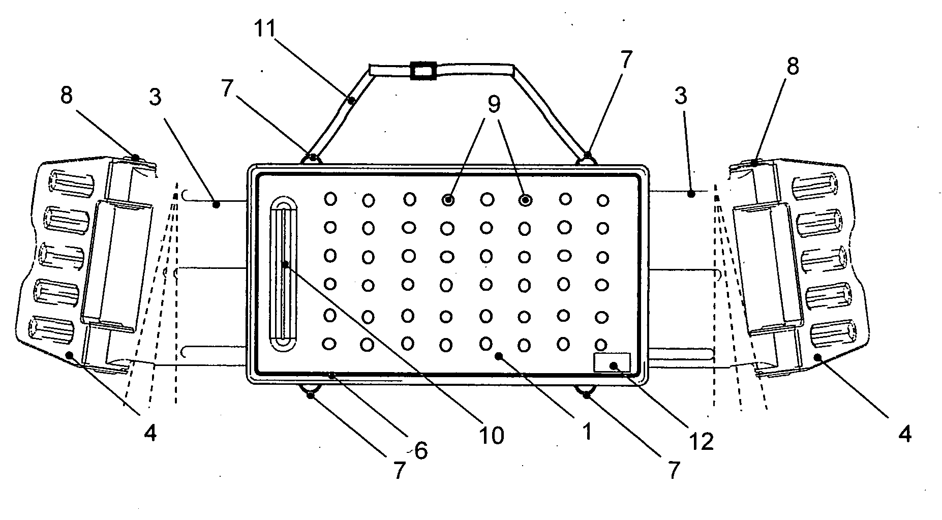 Portable desktop apparatus for exercise equipment