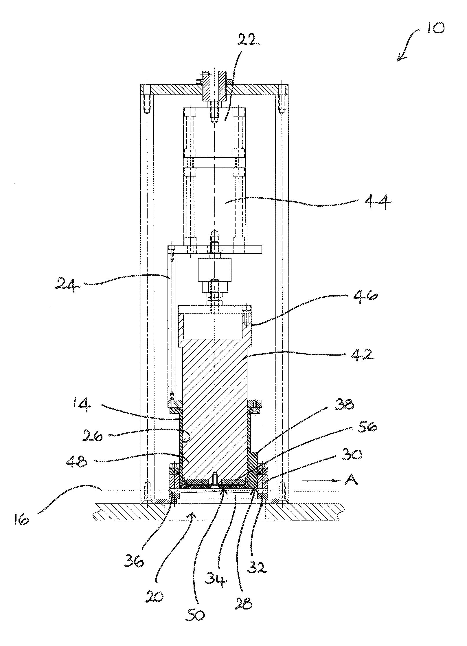 Apparatus and method for sealing a container