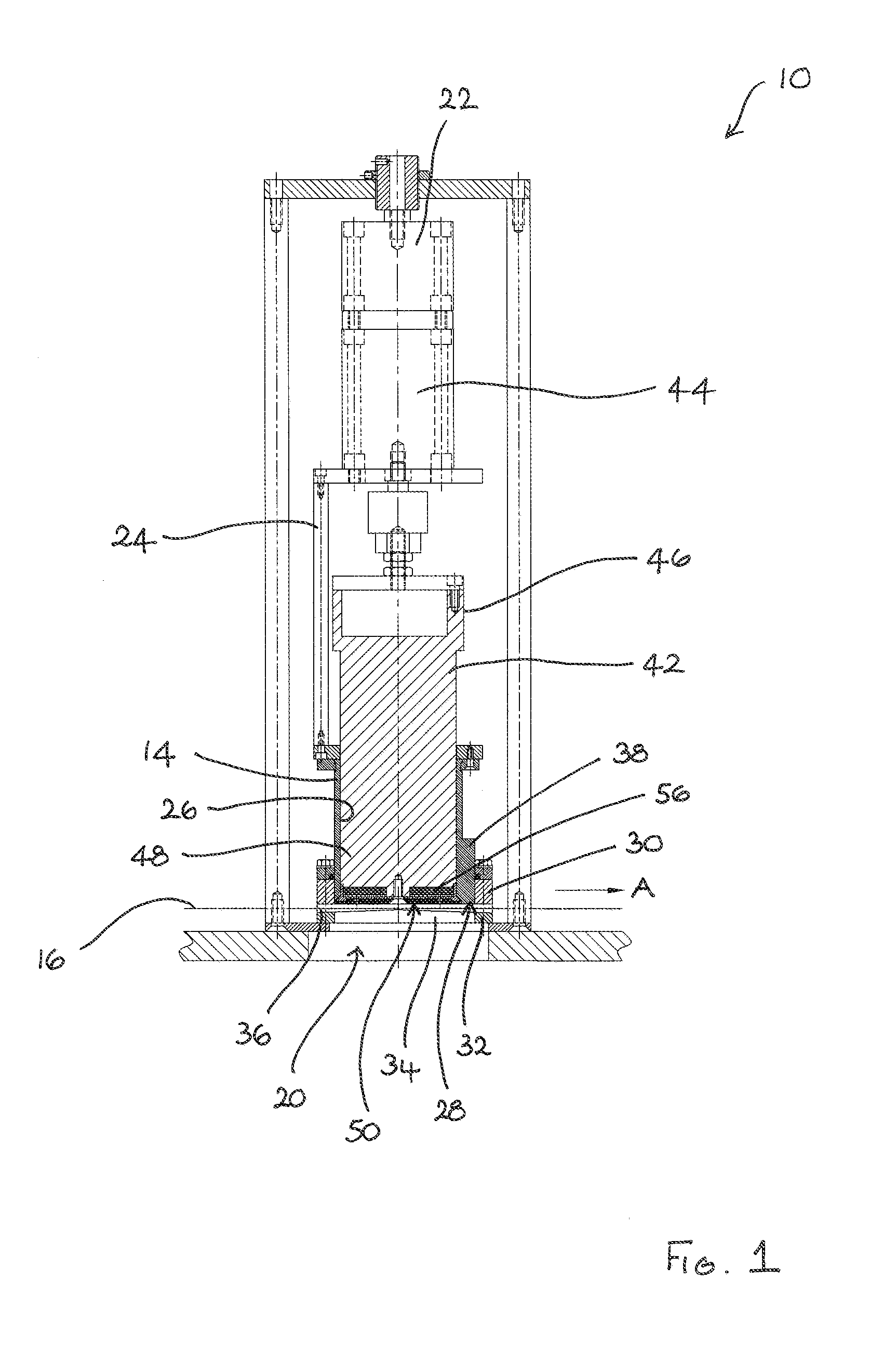 Apparatus and method for sealing a container