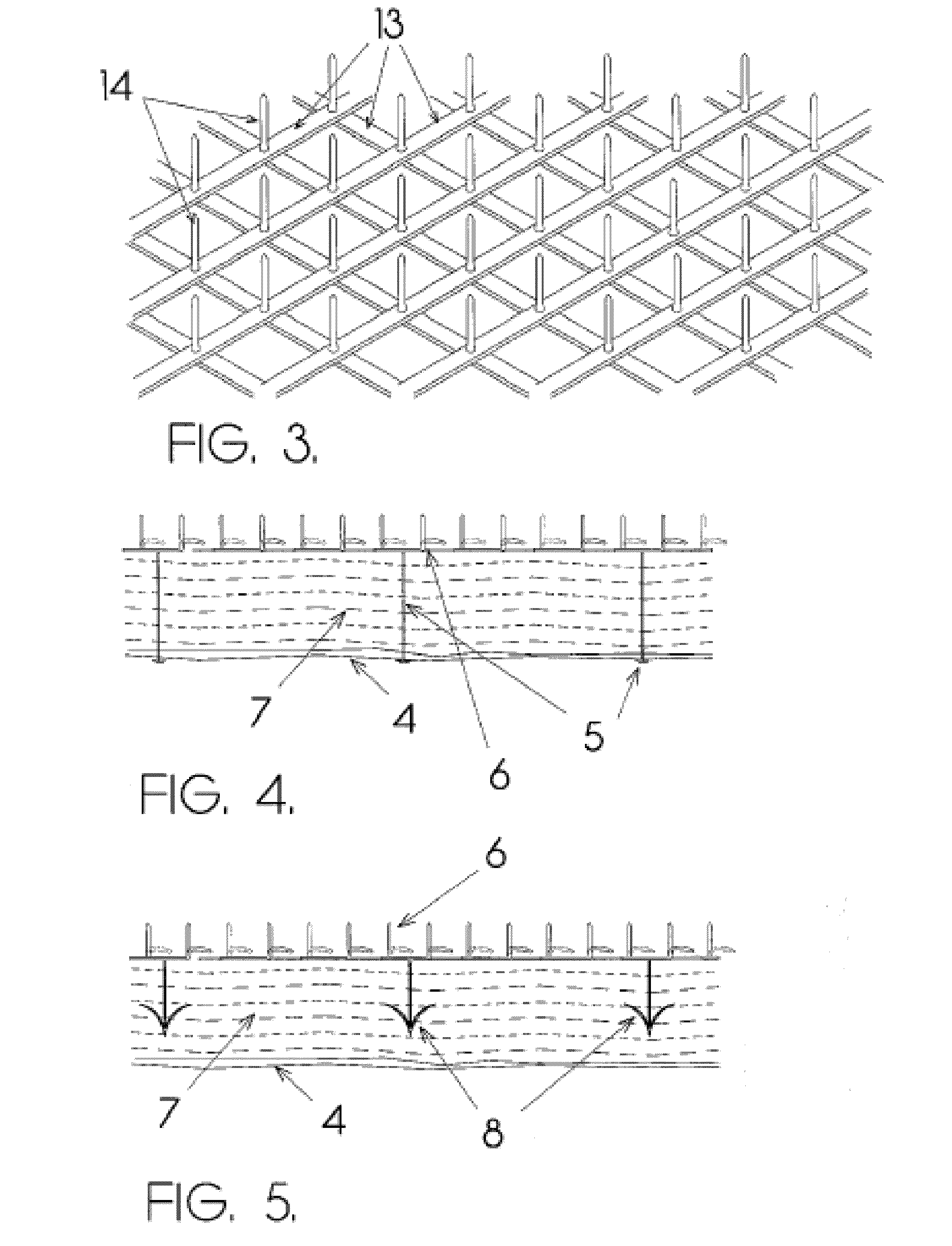 Devices and methodd to provide air circulation space proximate to insulation material