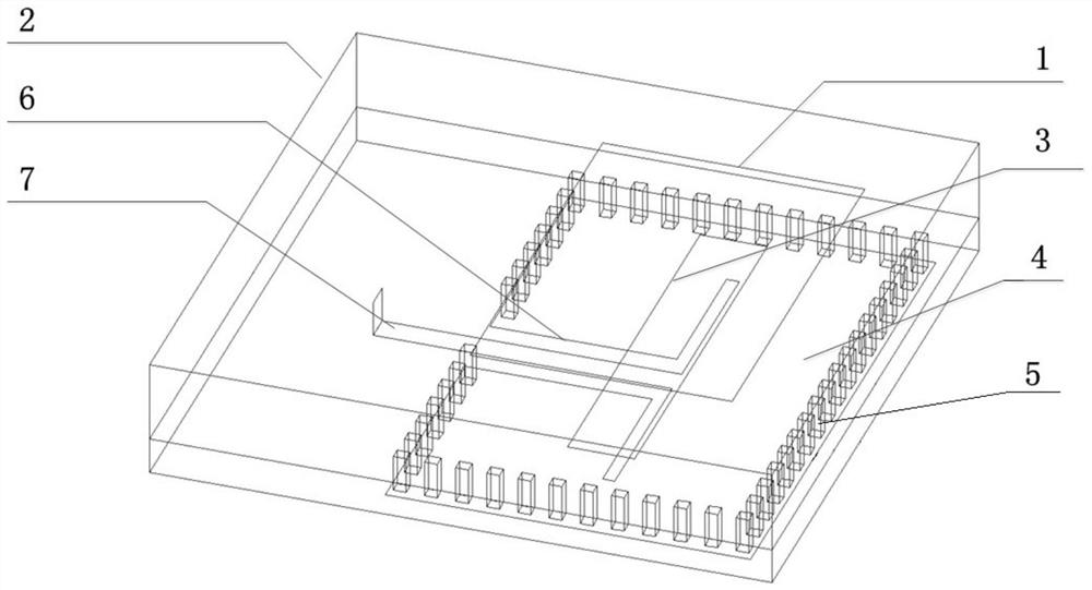 Silicon-based broadband wide-angle scanning antenna unit