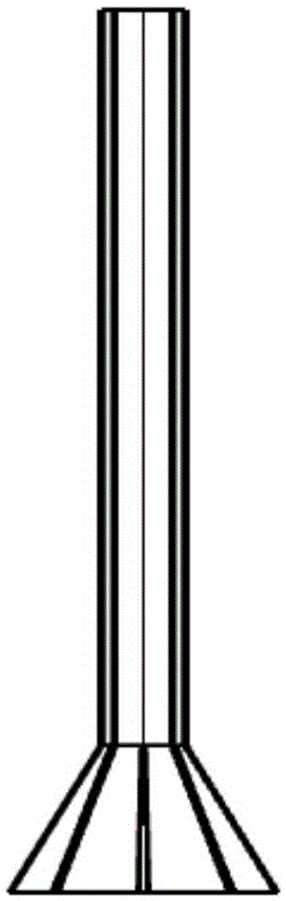 Petal-shaped wall surface evaporating pipe for micro combustion chamber