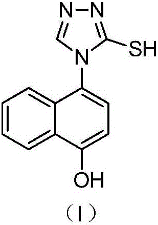 Method for preparing lesinurad intermediate