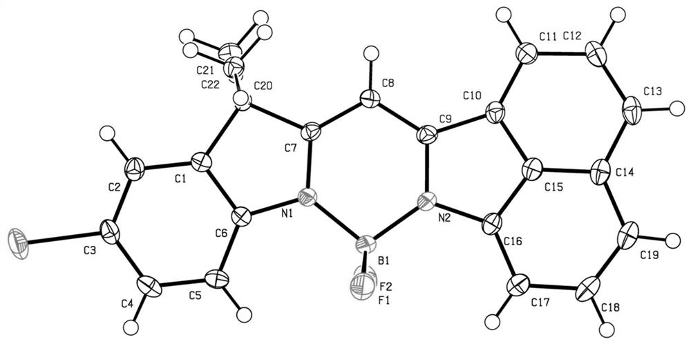 Preparation method of BOPYIN fluorescent dye responding to trifluoroacetic acid