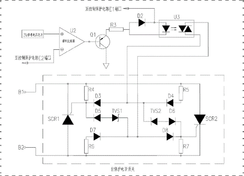 Direct-current power supply powered by current transformer