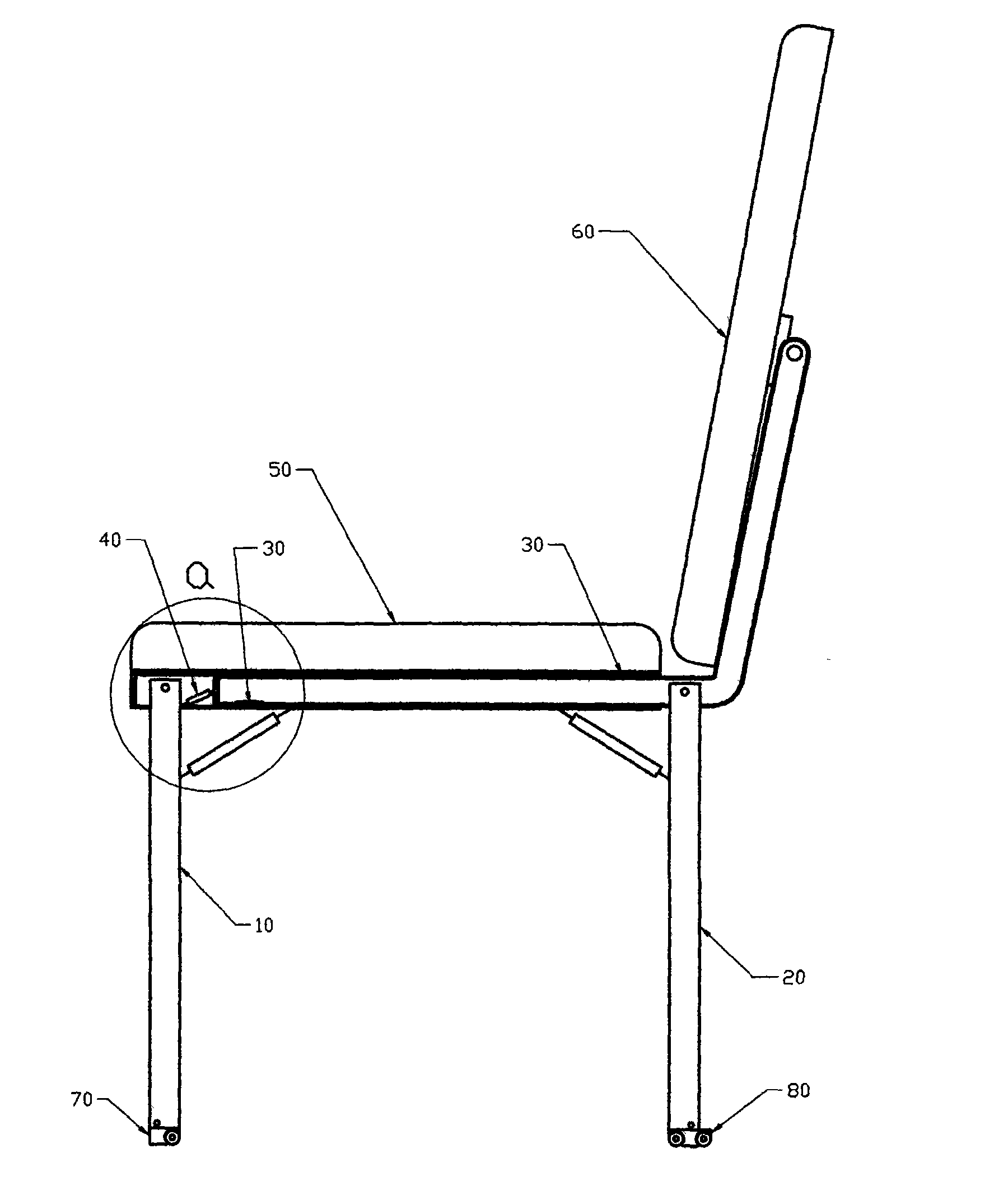 Seat system capable of sitting and lying