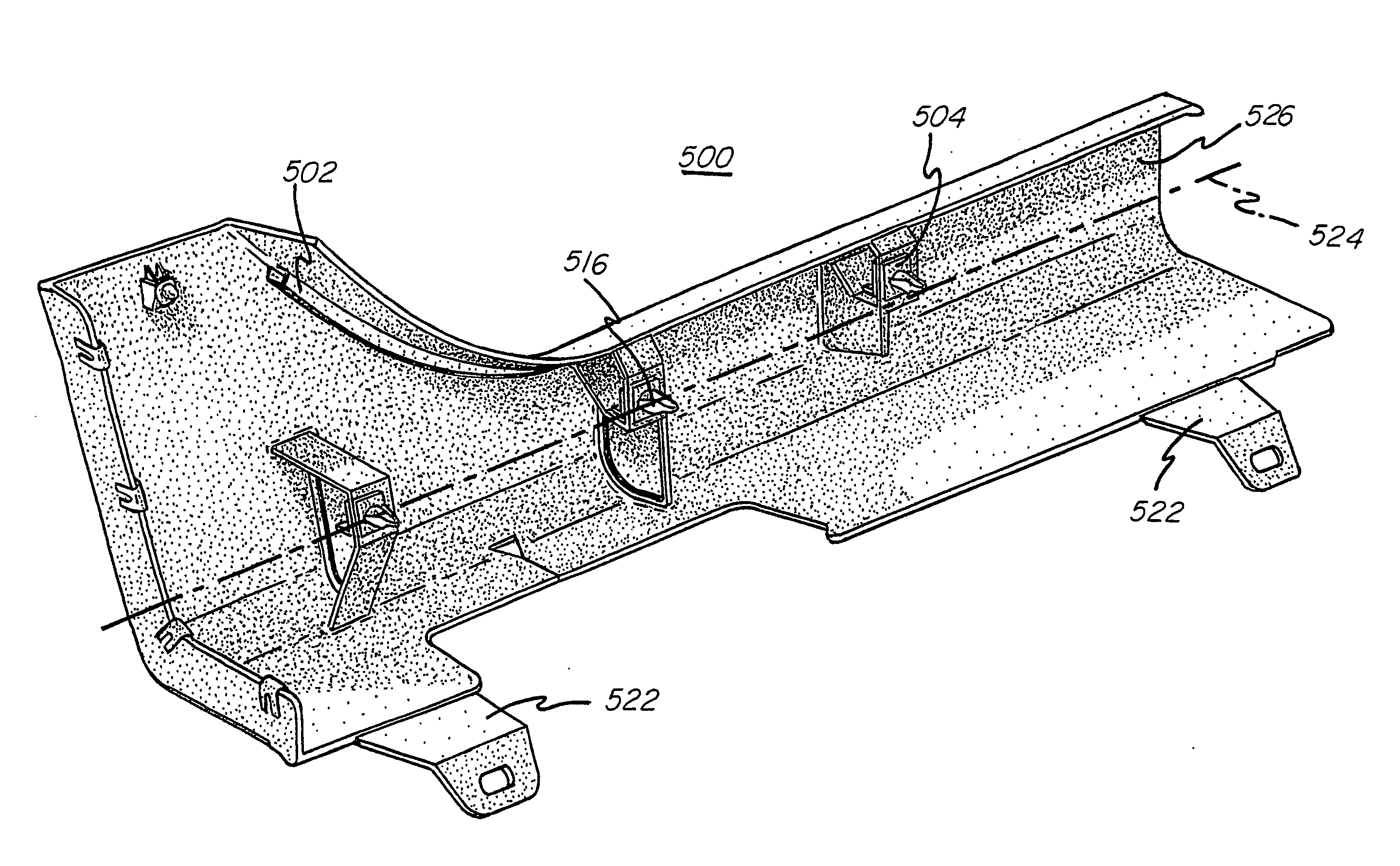 Side sill trim part and method of molding same