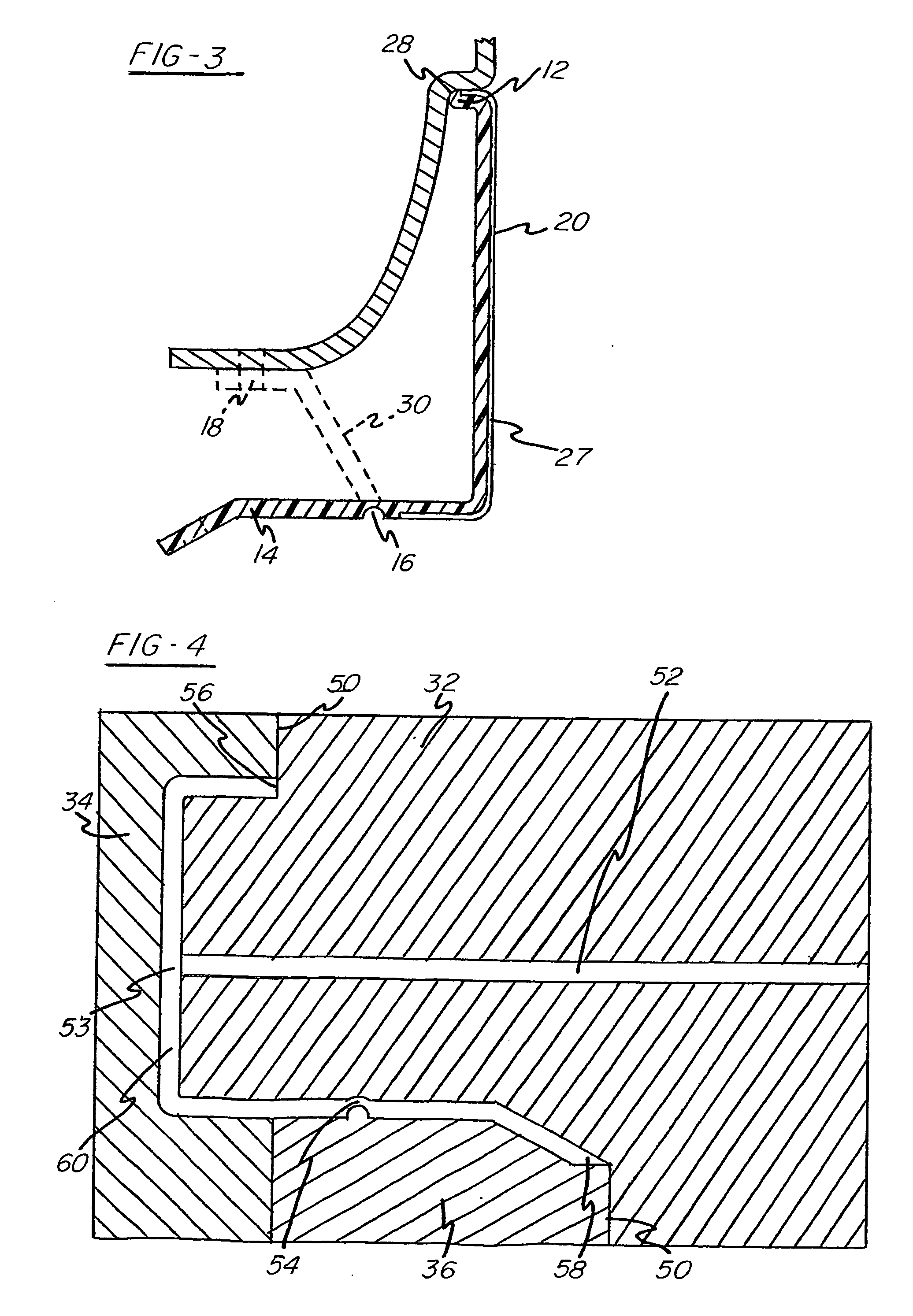 Side sill trim part and method of molding same