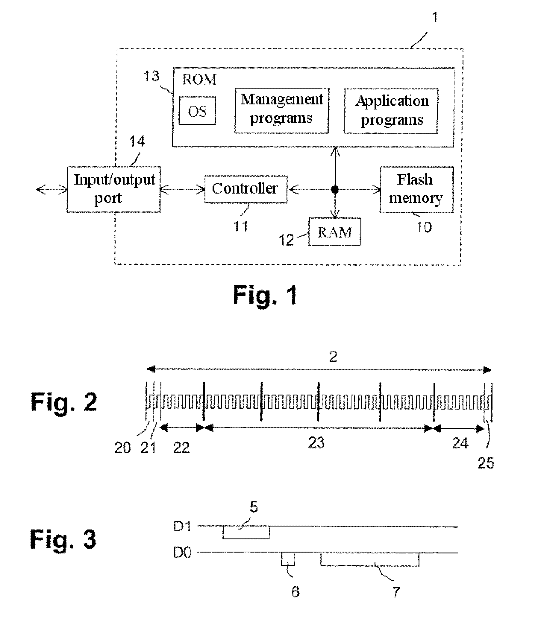 Method of passing instructions between a host station and a portable electronic device, and device for implementation