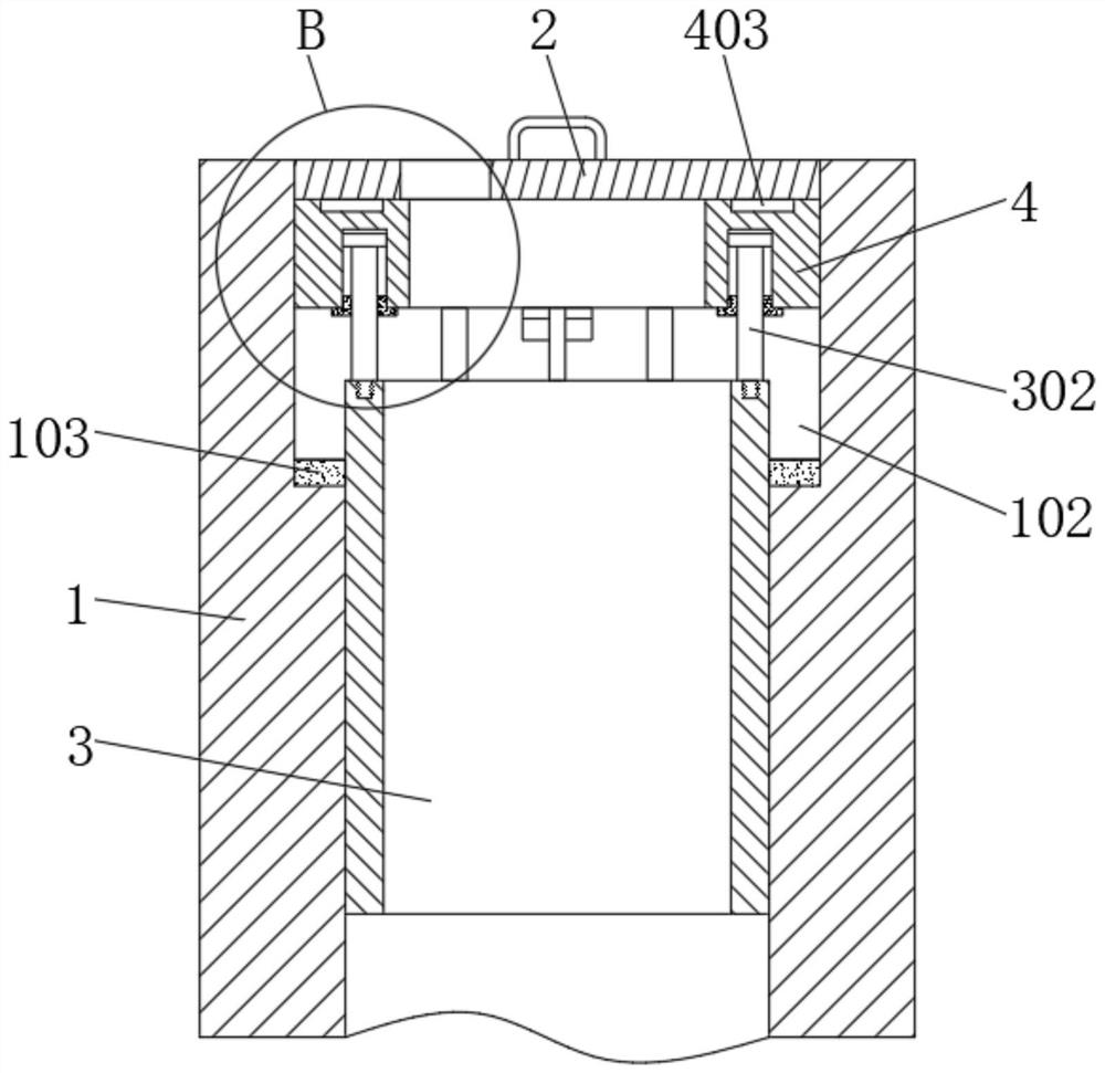 Hawse pipe cover mechanism for ship