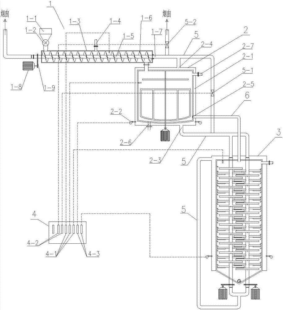 Energy-saving efficient continuous type plastic garbage thermal cracking refining equipment