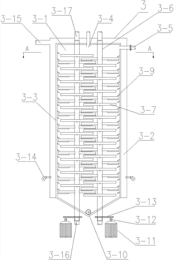 Energy-saving efficient continuous type plastic garbage thermal cracking refining equipment