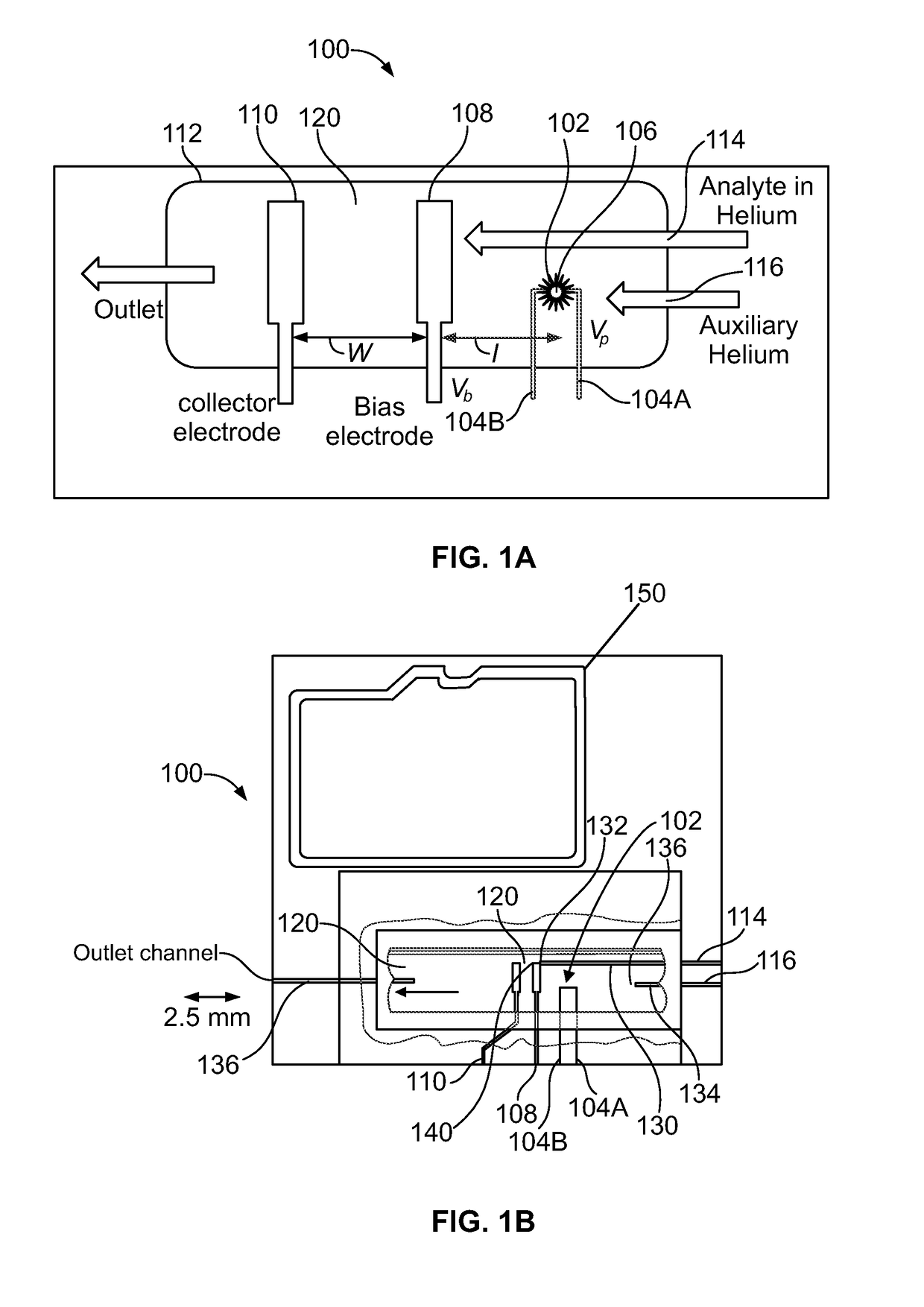 Miniaturized helium photoionization detector