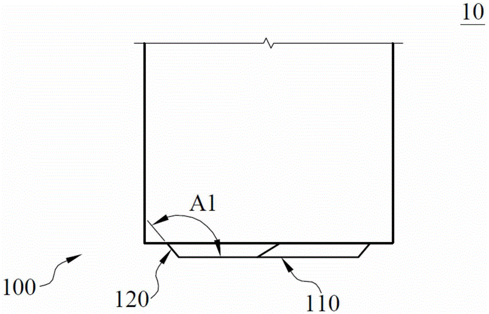 Punch structure, stamping method of shell structure and shell structure