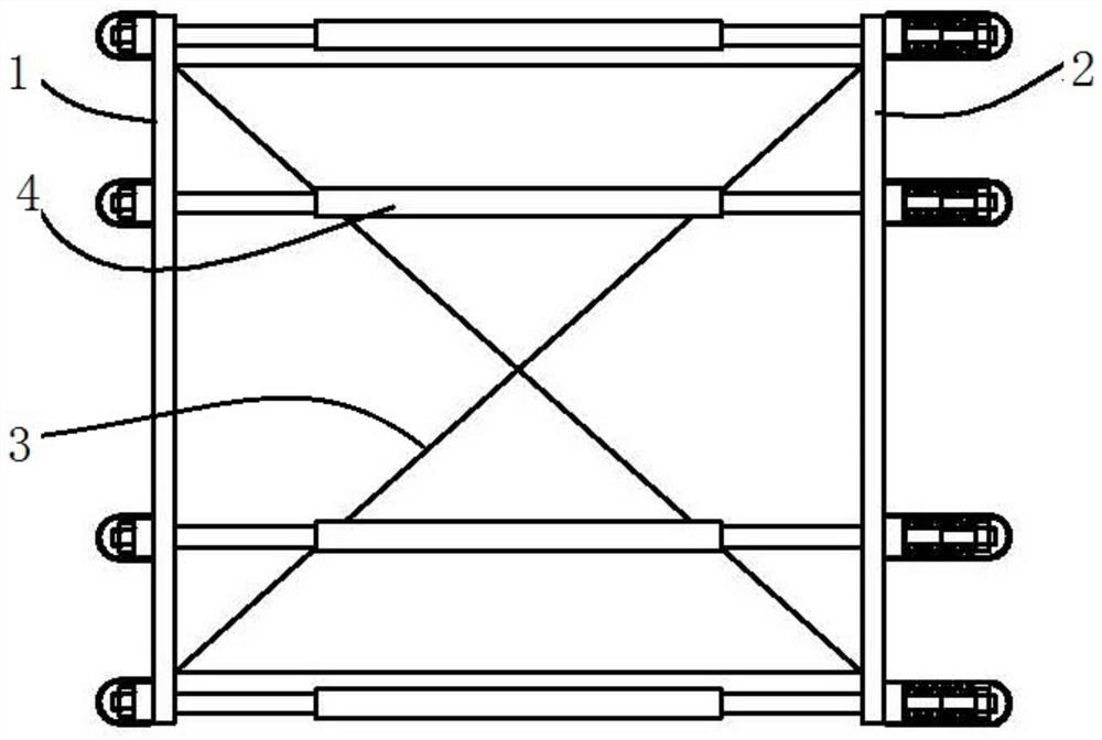 Filter-pressing type water electrolyser