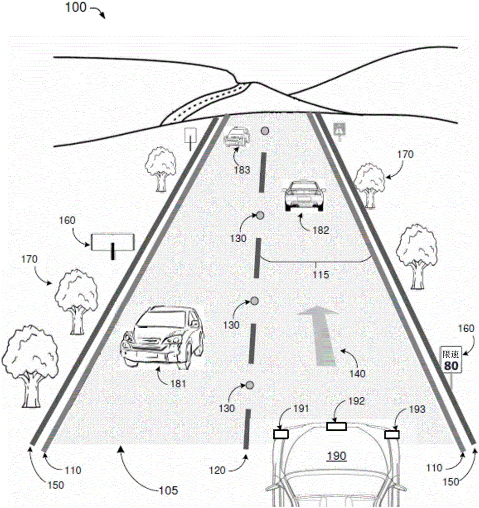 Lane boundary detection data generation in virtual environment