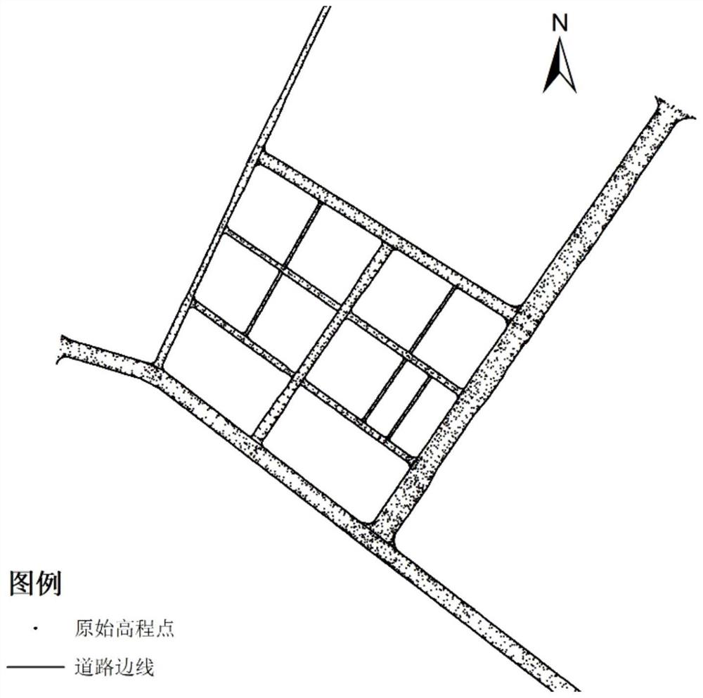 Modeling elevation point screening method for road DEM construction