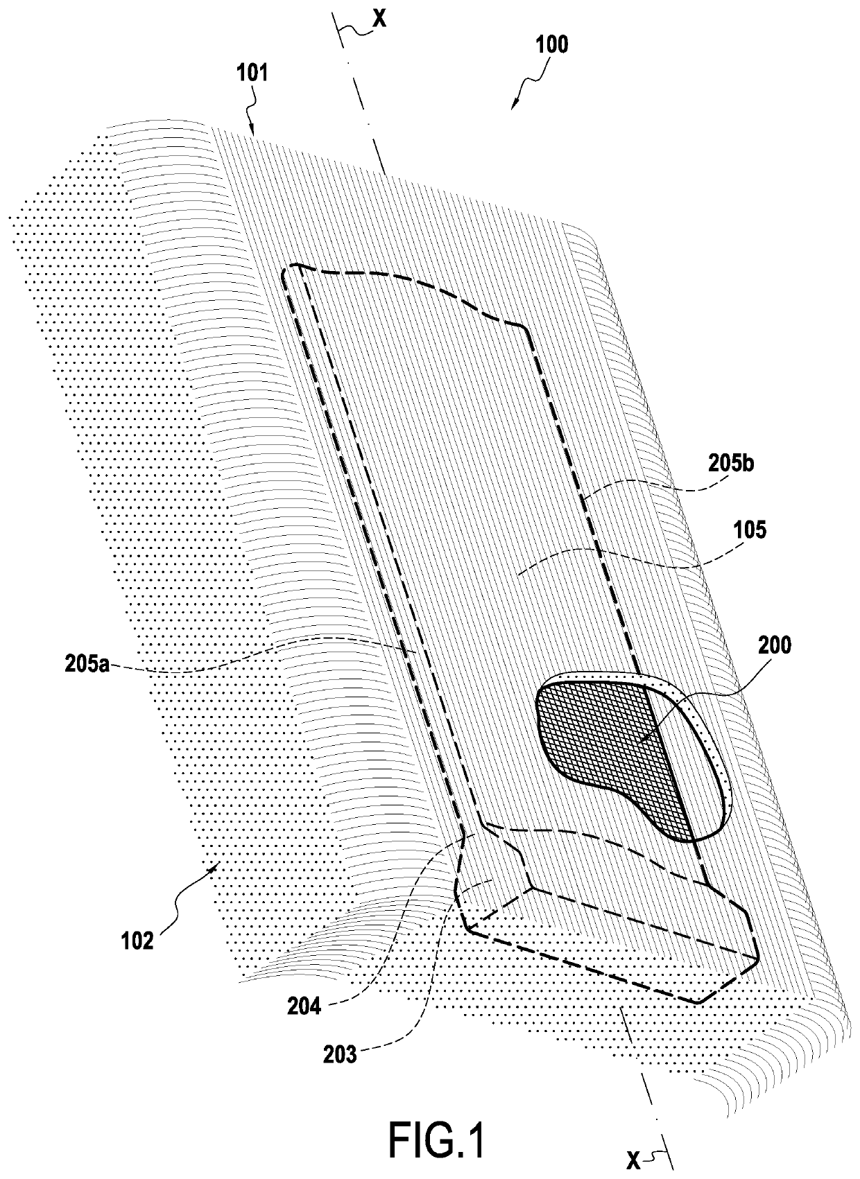 Method for shaping a fibrous preform by compacting in order to produce a composite material part