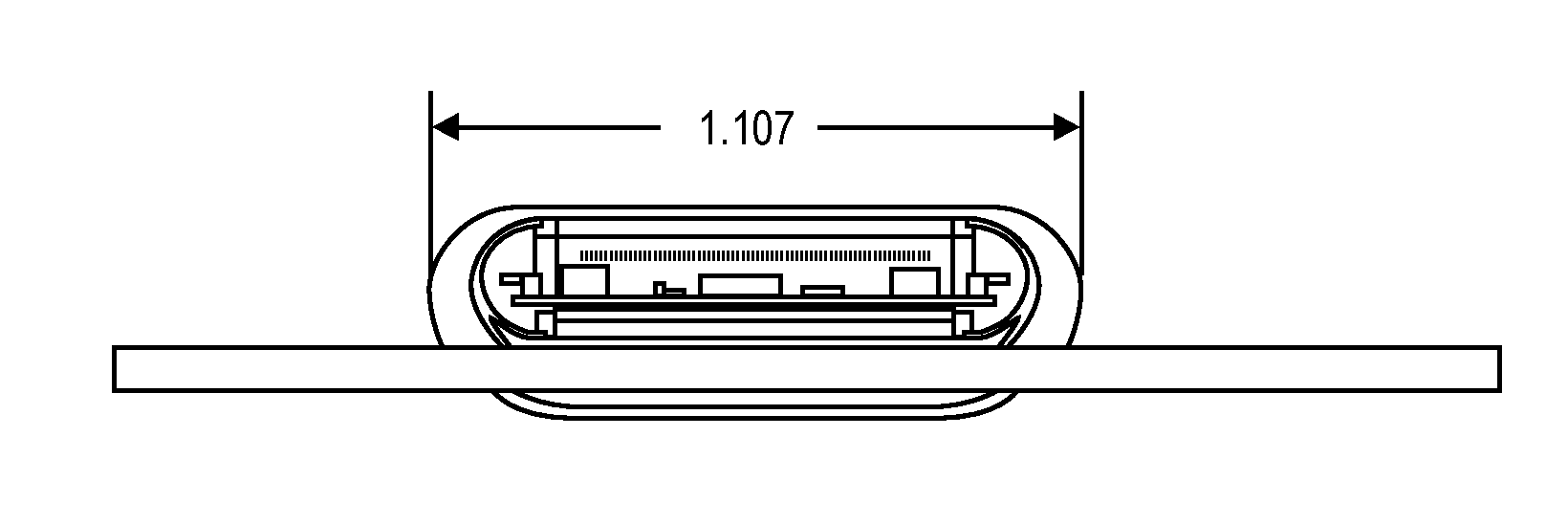 Nerve cuff with pocket for leadless stimulator