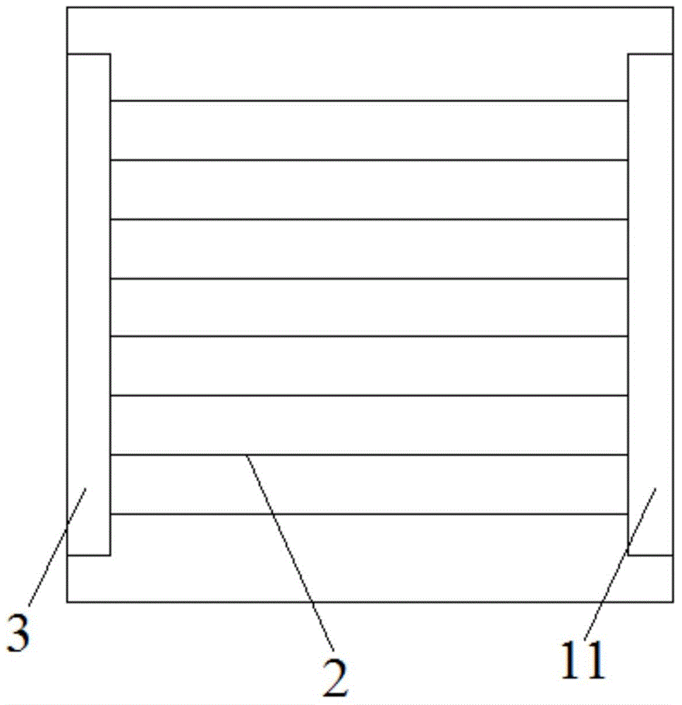 Electric flocculation device with inclined plate electrodes