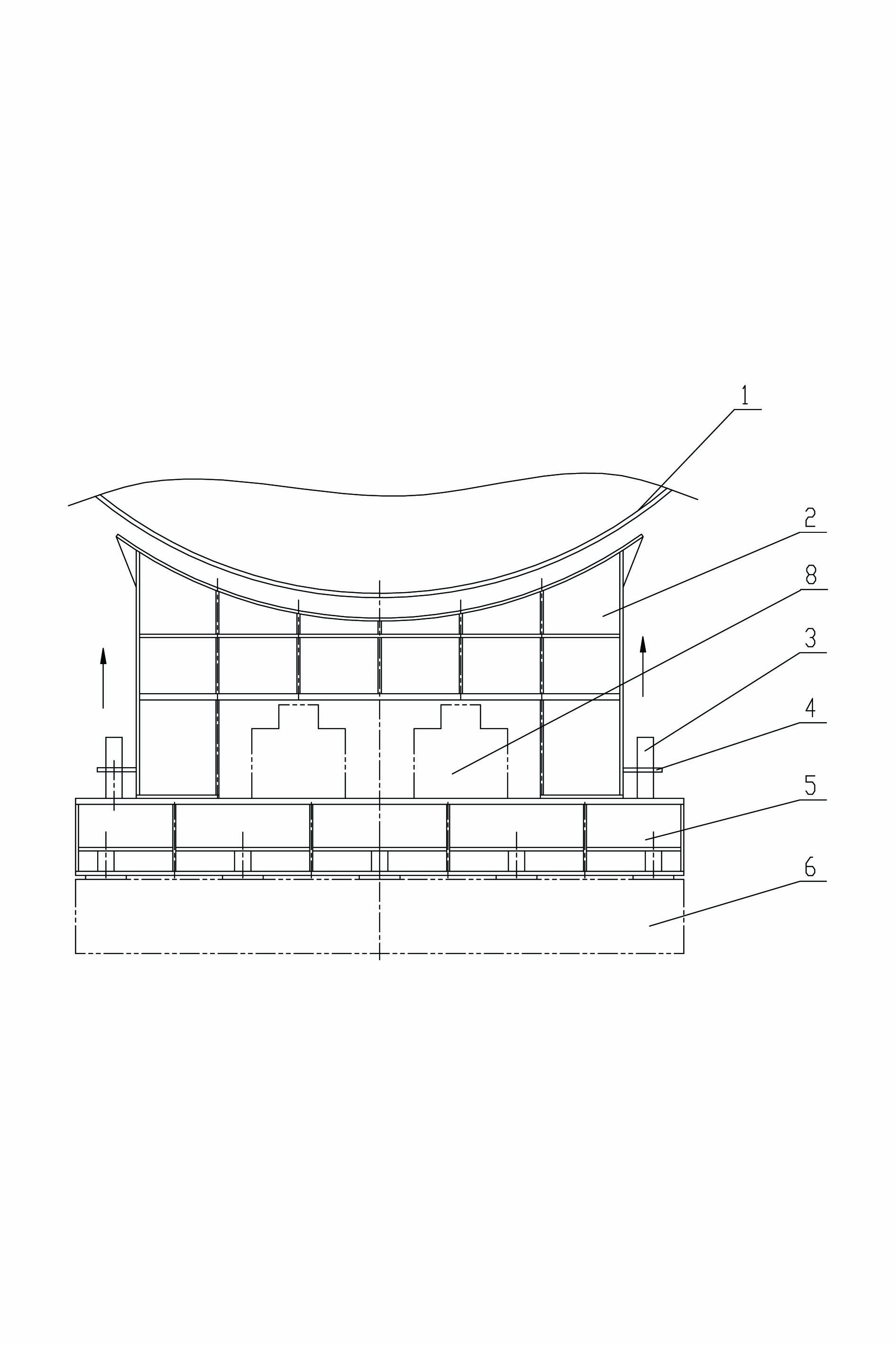 Assembly and disassembly device and method for support roller of drum mixer